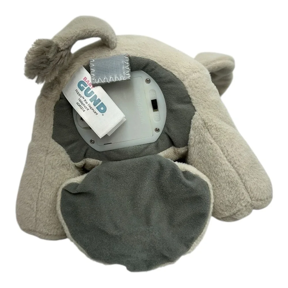 GUND Baby Flappy Animated Peek A Boo Singing Elephant Plush 11